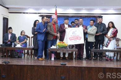 प्रधानमन्त्रीद्वारा प्रेस चौतारी नेपालको प्रशिक्षण वर्ष–२०८२ को ‘लोगो’ सार्वजनिक